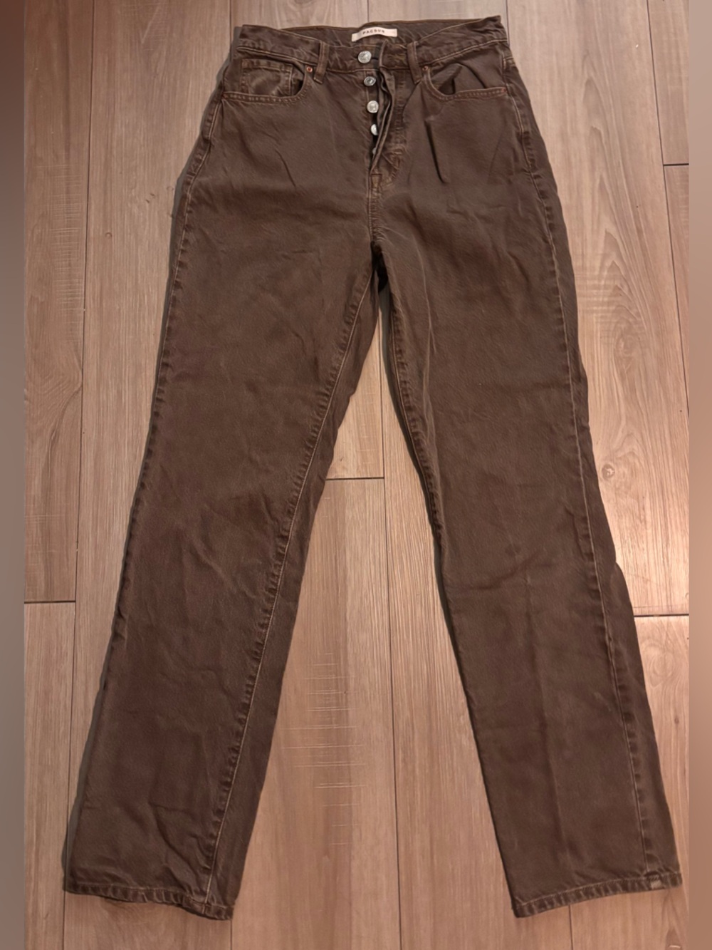 PacSun Brown Straight Jeans